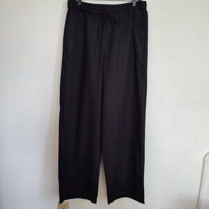 J Crew Factory Black Wide-Leg Pant